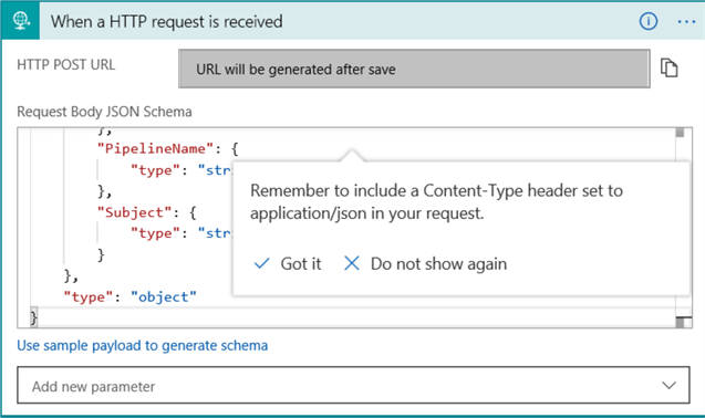 specify JSON schema