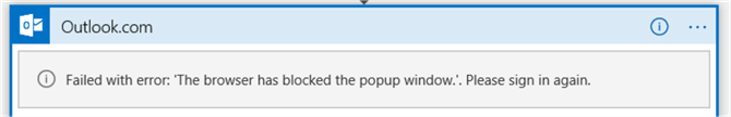 pop-up blocked