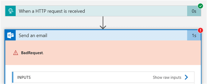 logic app fail