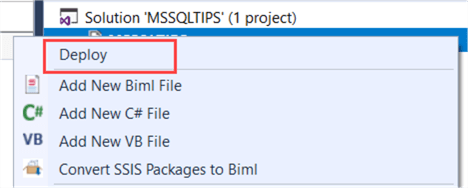 deploy your project