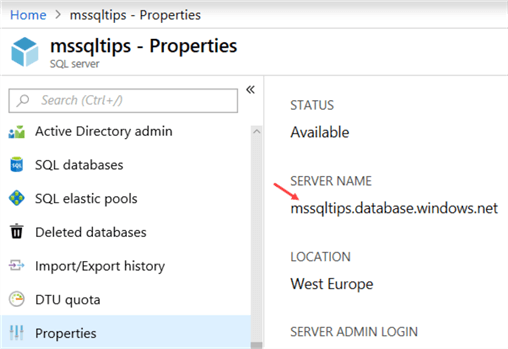 find server name