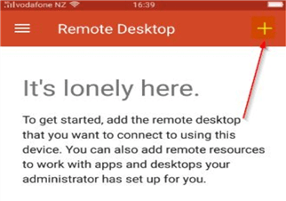 microsoft remote desktop from azure mobile app