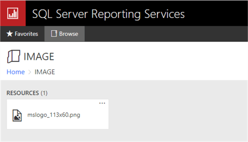 The screenshot shows a file in the IMAGE folder through the web portal.