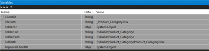 ssis variables