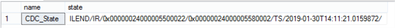 CDC State stored in the dbo.CDC_States table