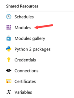 go to PowerShell modules