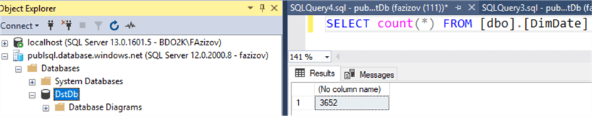 object explorer