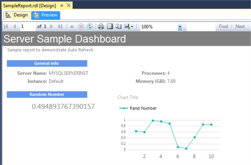 SSRS Report Updates 