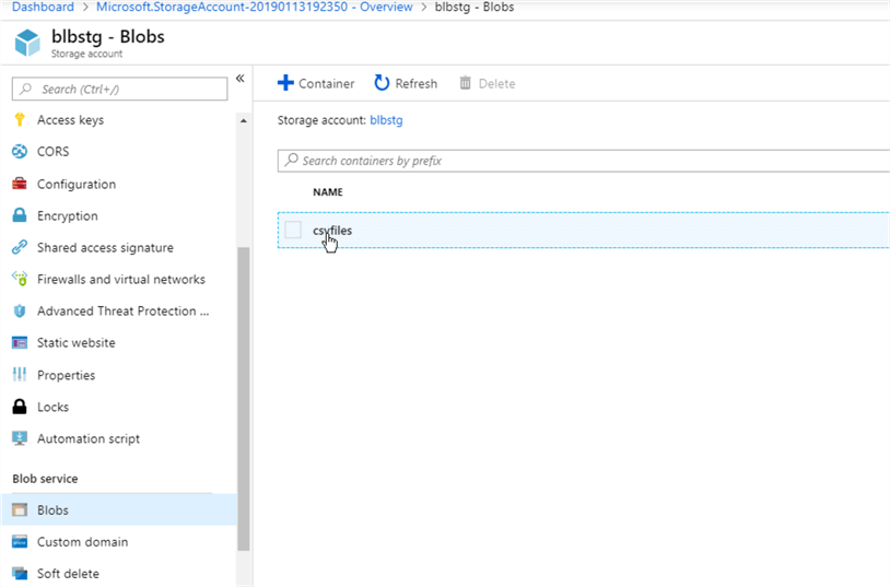Transfer On-Premises Files to Azure Blob Storage