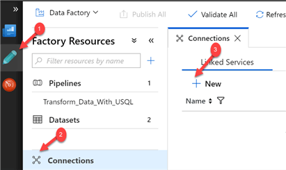 Create Azure Data Lake Linked Service Using Azure Data Factory