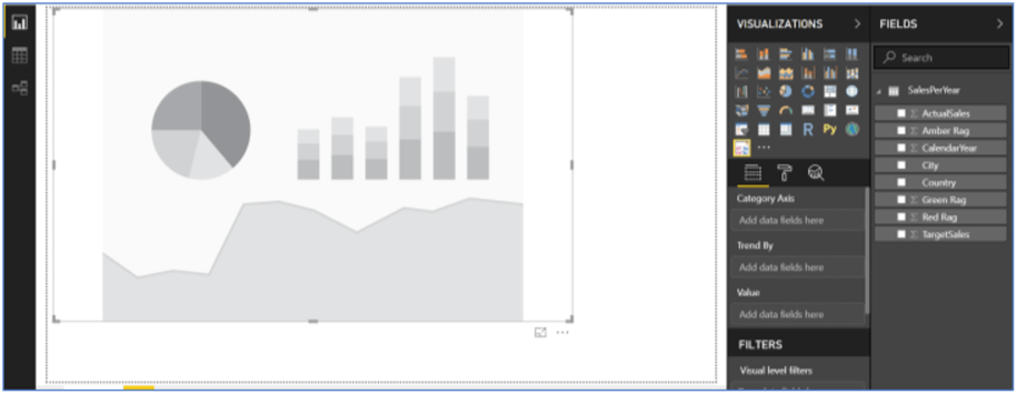 VitaraCharts-MicroChart in Power BI Desktop in Power BI Desktop