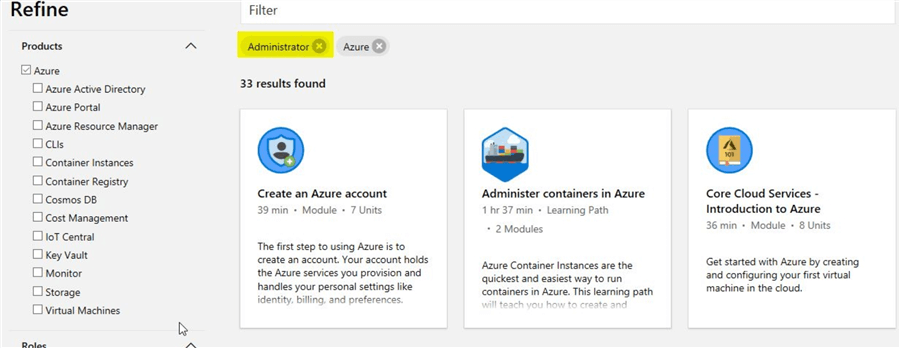 microsoft learn refine learning paths