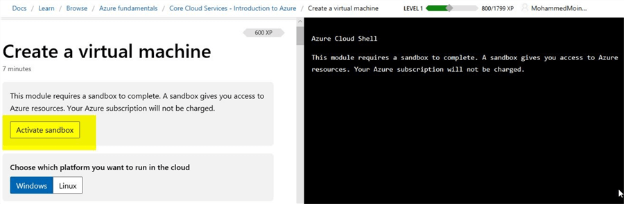 microsoft learn create vm