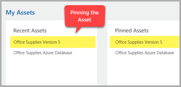 Pining the Data Asset