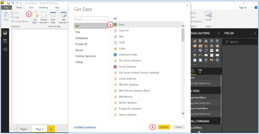 Connecting to data in Excel file in Power BI Desktop