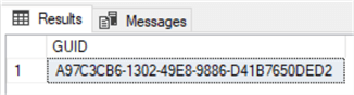 Sample GUID in SQL Server