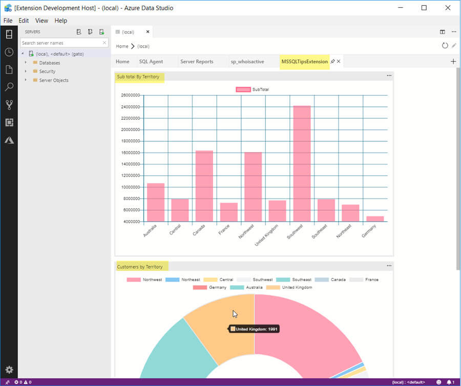 Debugging extension again to see final results