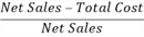 net sales