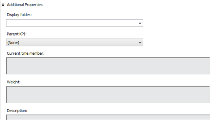 Additional KPI Optional Properties