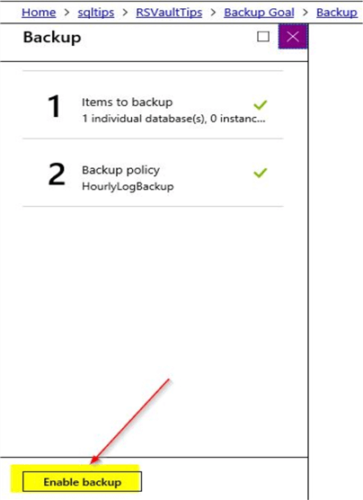 Azure Recovery Services Vault