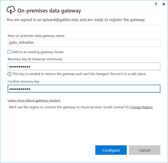 data gateway console 2