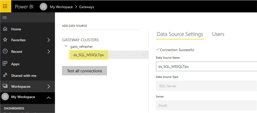data source and gateway