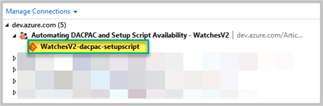 Connecting to the Git Repository.