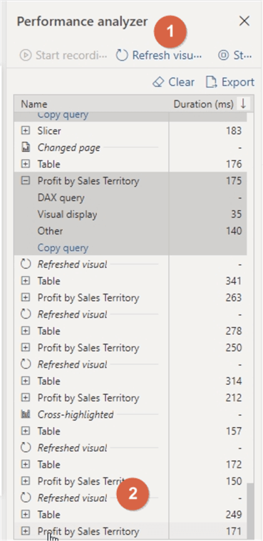 powerbi performance analyzer 007