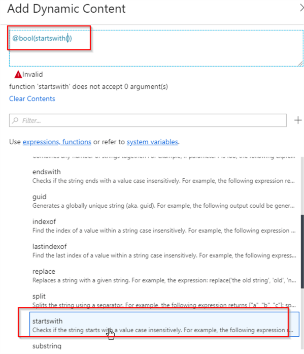 add dynamic content