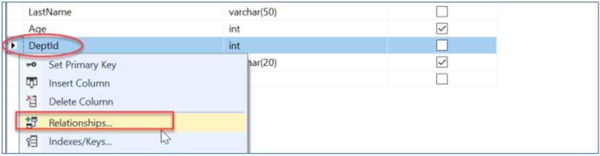 How to create a table using SQL Server Management Studio