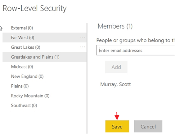 Save Add Members to roles.