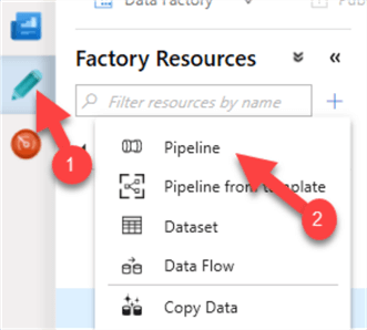 MSSQLTip14_ADFCreatePipeline Steps to create an adf pipeline