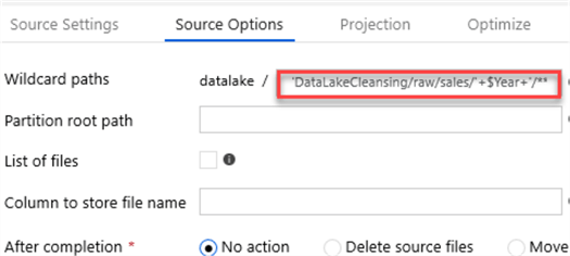 MSSQLTip14_WildCardPath Setting the wildcard path