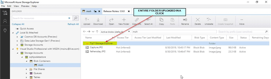 Azure Storage Explorer Overview