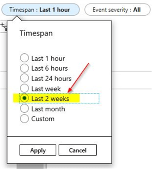 azure monitor log