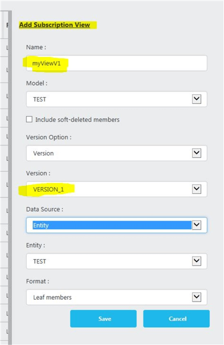 master data services add subscription view
