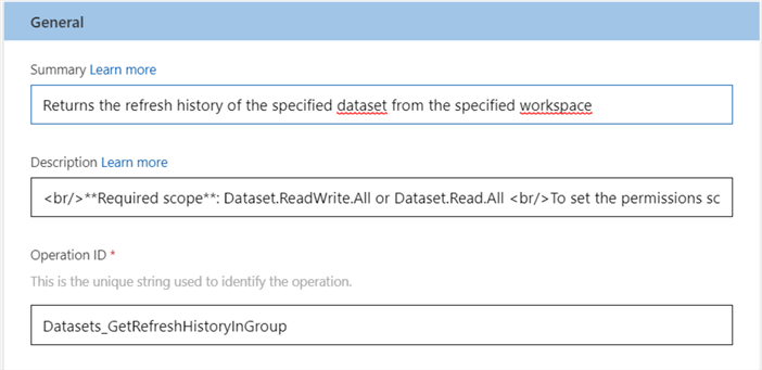 return refresh history