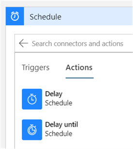 add delay step