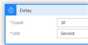 wait for 30 seconds