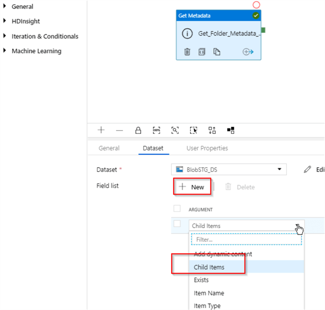 Azure Data Factory Get Metadata Example