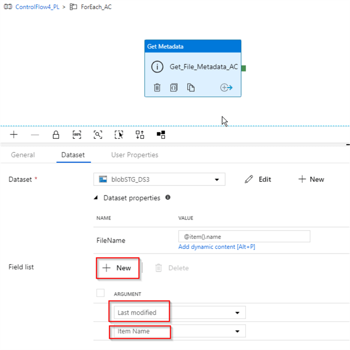 Azure Data Factory Get Metadata Example