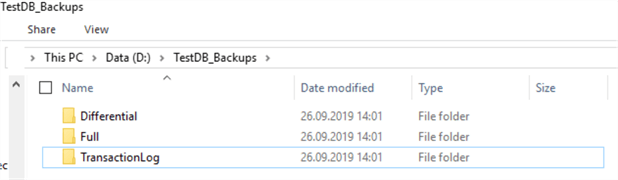 folder stucture