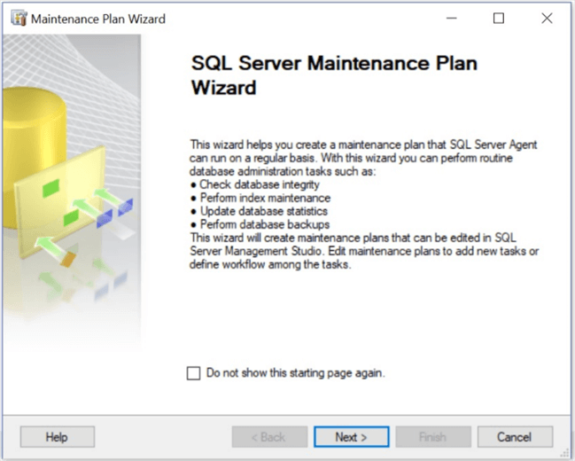 Backup Database Task in SQL Server Maintenance Plans