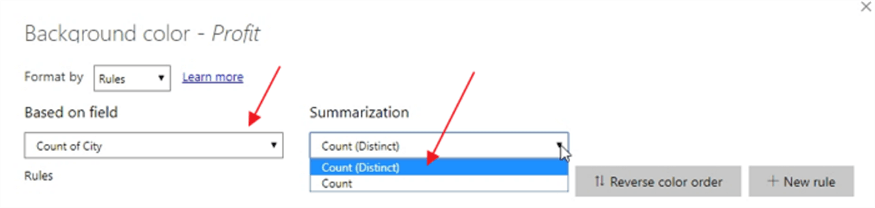Text Value, count distinct