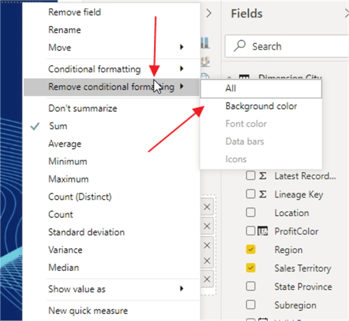 remove conditional formatting method 2