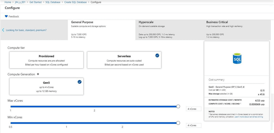 Going Serverless with Azure SQL Database