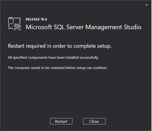 install ssms