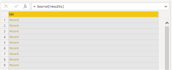 power query data