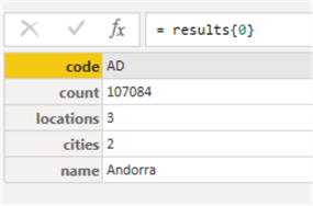 power query data