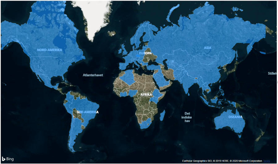 power bi map